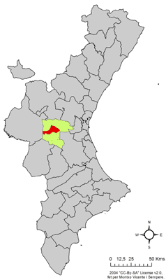 Buñol - Localizazion