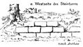 Westseite des Steinturms