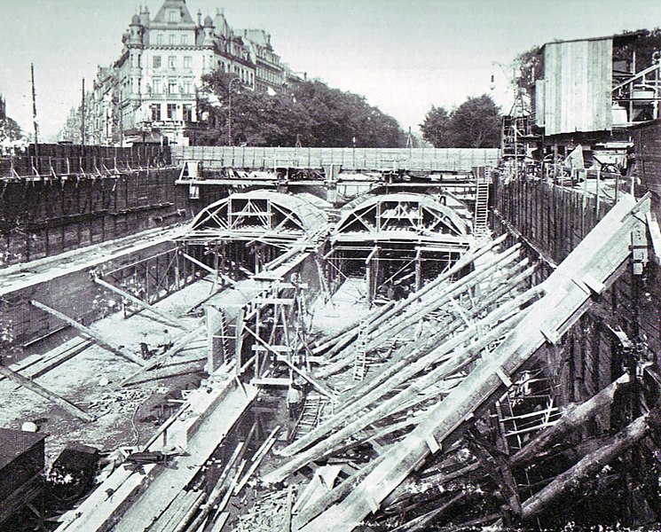 Datei:U-Bahnbau Hamburg Steintorplatz 1910.jpg