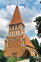 Die einst evangelische, jetzt katholische Pfarrkirche in Pisanica