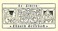 Exlibris Eduard Grisebach