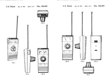 USPTO Image of Atari 2700 Controller