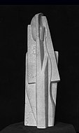 Joseph Csaky, 1920 Figure (Woman), stone, approx. 80 cm, Museum of Fine Arts of Rennes