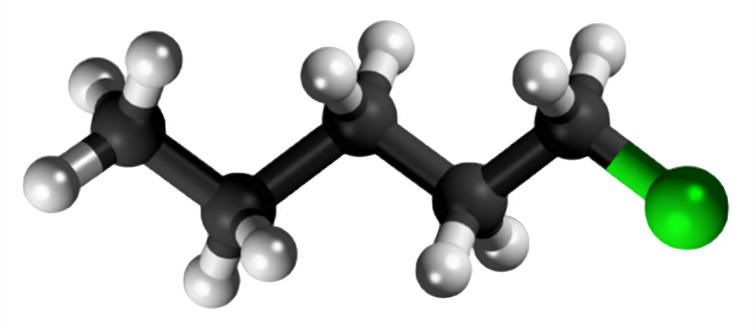 Dosiero:1-Chloro-pentane 3D.png