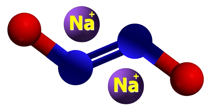 Dosiero:Sodium hyponitrite 3D.png