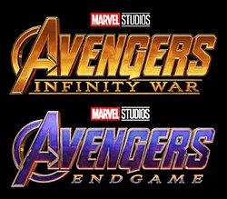 Elokuvien Avengers: Infinity War ja Avengers: Endgame viralliset logot