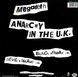 Singlen ”Anarchy in the U.K.” kansikuva