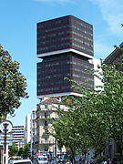 Vue du centre Tolbiac depuis l'avenue Edison.