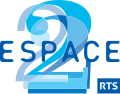 Logo d'Espace 2 du 29 février 2012 au 15 septembre 2016.