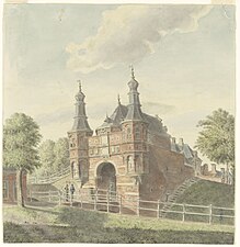 De Wurdumerpoarte yn 1835, troch Sjoerd Bonga