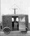 Il Radiogoniometro E393 N su rimorchio Viberti tipo corto Mod. 1940, insieme alla Motrice autotreno radio su Fiat 626NLM, formava l'Autotreno radio della Regia Aeronautica.