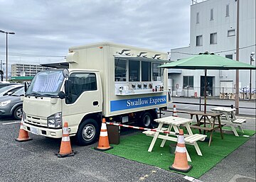 佐野新都市バスターミナルにあるキッチンカフェ