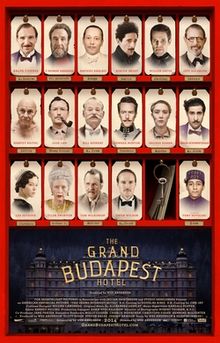 Poster tayangan pawagam filem The Grand Budapest Hotel