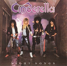 Обложка альбома Cinderella «Night Songs» (1986)