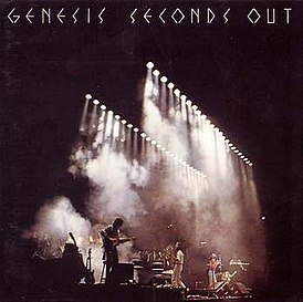 Обложка альбома Genesis «Seconds Out» (1977)