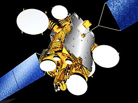 КА YahSat 1B в представлении художника (автор: Astrium)