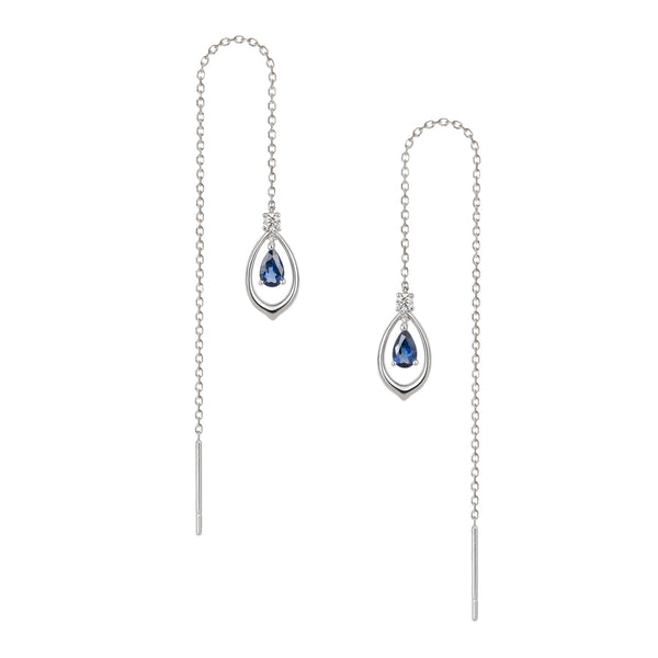 The Heavenly Phoenix - Fine Jewelry Earrings with Sapphire | Shen Yun Collections