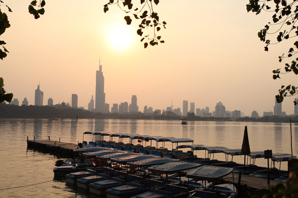 File:Sun set of Xu Wu Lake.jpg