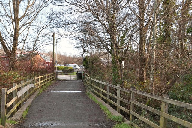 File:A footbridge over Coney Gut near Rose Lane - geograph.org.uk - 2756383.jpg