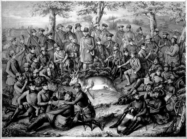 File:Pfeil and students hunting.jpg