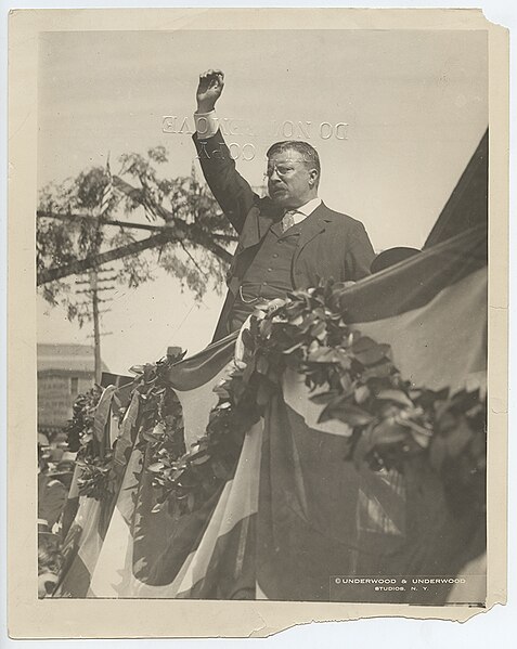 File:'Whether or not, we as a nation front a great destiny' - President Roosevelt, South Lawrence, Mass. (15004671687).jpg