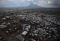 Goma and volcano Nyiragongo in 2015.