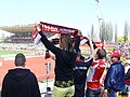 Union fans with scarves in 2009