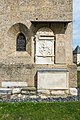 English: Epitaphs at the western wall Deutsch: Wappengrabsteine an der W-Wand