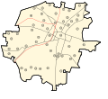 Polski: Dzielnice i osiedla Kielc English: Districts of Kielce