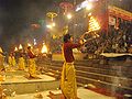 Evening Ganga Aarti, at Dashashwamedh ghat, Varanasi.