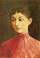 Kosta Khetagurov, The portrait of Mrs Krek-Noskova (1890), North Ossetia Art Museum, Vladikavkaz, Russia