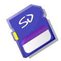 SD card icon in colour