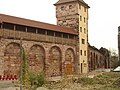 City Wall, east from Maxtor, viewing down to Laufertor, nov. 2004