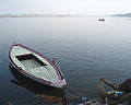 Boat by the Ganges, Varanasi.