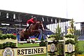 Meredith Michaels-Beerbaum on Le Mans during WARSTEINER-Prize - Prize of Europe, CHIO Aachen 2007, Germany