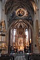 English: Nave with high altar Deutsch: Hauptschiff mit Hochaltar