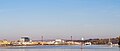 Le pont d'Aquitaine sur la Garonne, Bordeaux.