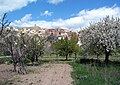 Vista general (meridional) de Castielfabib, desde la Vega Zaragoza.