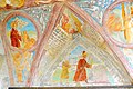 English: Late Gothic fresco paintings at the loggia`s interior east wall Deutsch: Spätgotische Freskomalereien an der inneren Loggia-Ostwand