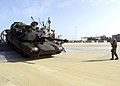 M1A1 unloading from LCAC