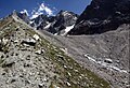 Glacier de Bonne Pierre with Dôme de Neige, 4.015 m