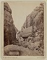 "Our picnic party at Sunday Gulch." Photographed between the walls of the grandest mountains of the Dakotas, near Custer City on the B. & M. Ry (1891, LC-DIG-ppmsc-02663)