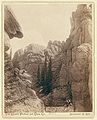 "Lake Harney Peaks," near Custer City, S.D., on B. & M. Ry (1891, LC-DIG-ppmsc-02655)