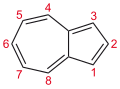 Deutsch: Struktur von Azulen English: Structure of azulene