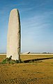 Plourin : le menhir de Kergadiou 1.