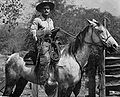 Rod Burnham at La Cuesta, Three Rivers, California, c1920