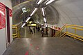 Střední loď ve stanici metra Florenc na lince B - Middle tunnel of station Florenc (line B)