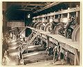 The Interior. "Clean Up" day at the Deadwood Terra Gold Stamp Mill, one of the Homestake Mills, Terraville, Dakota (1888, LC-DIG-ppmsc-02615)