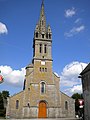 Plomelin : l'église paroissiale Saint-Mellon, la façade 2