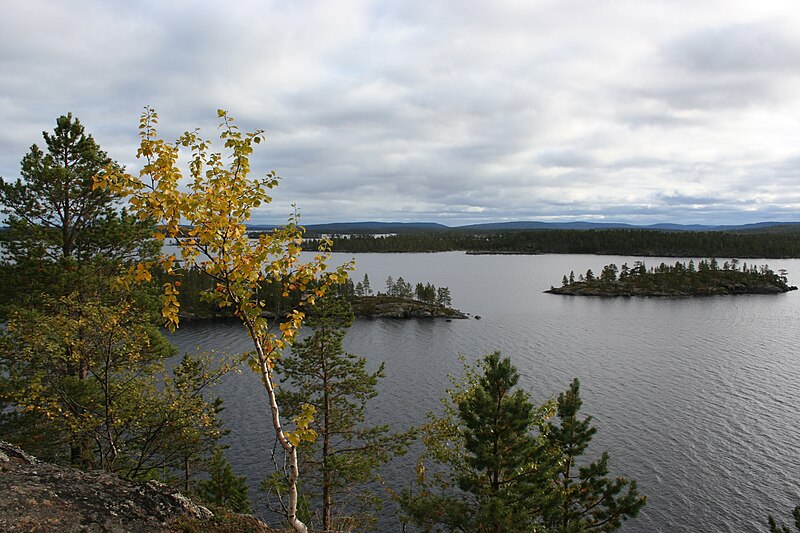 File:View on Inari Lake.jpg